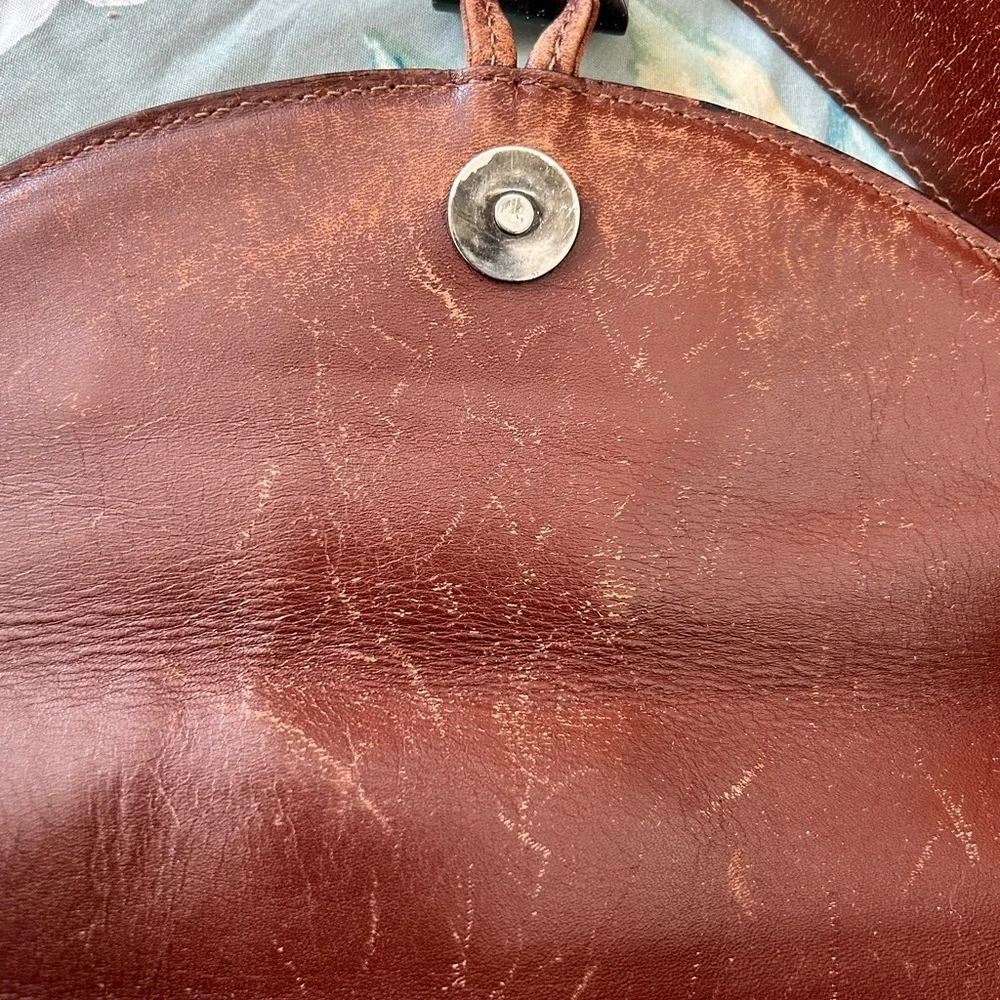 Bally Woven Leather Shoulder Handbag Rich Brown Late 90s/Early 2000s